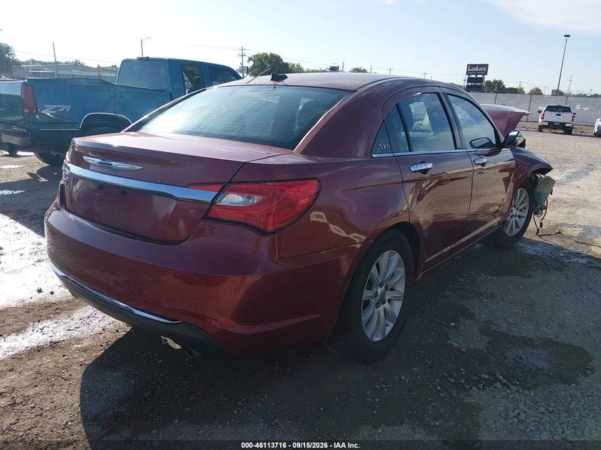 Vin: 1c3ccbcg9dn579303, lot: 46613432, chrysler 200 limited 20134