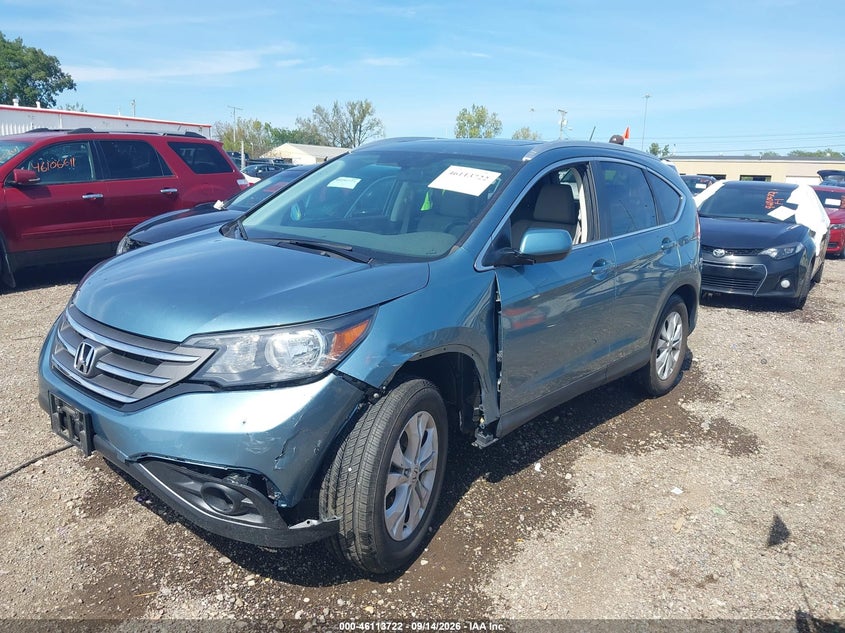 Vin: 5j6rm4h77dl035735, lot: 46613438, honda cr-v ex-l 20132
