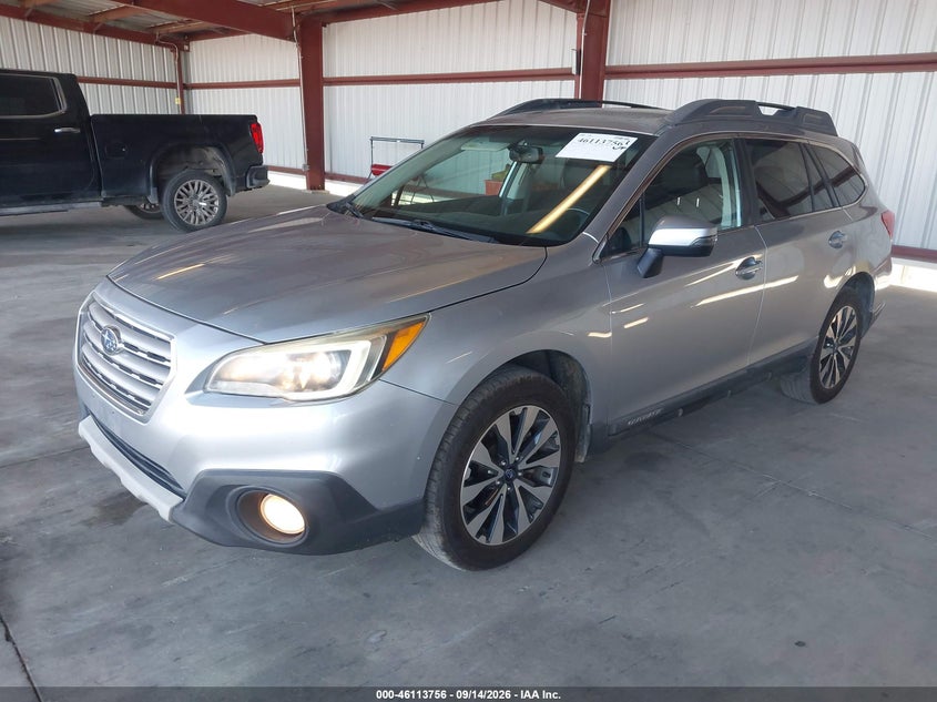 Vin: 4s4bsalc7f3275883, lot: 46613472, subaru outback 2.5i limited 20152