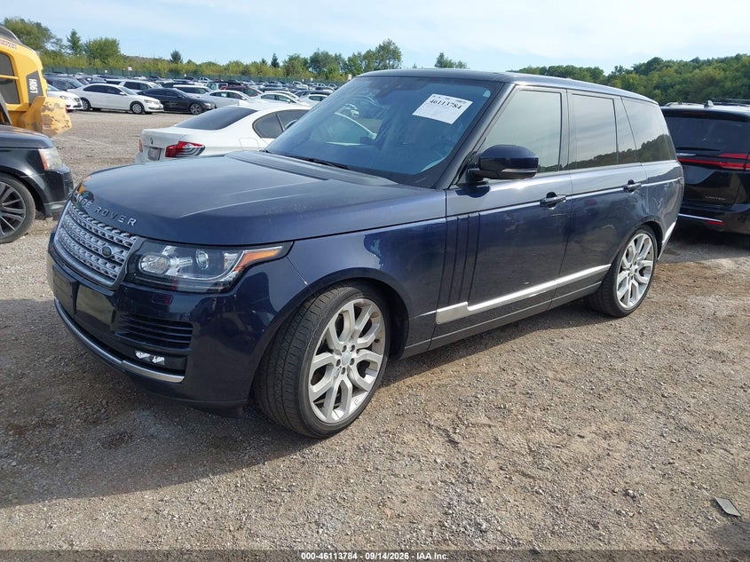 Vin: salgs2fe8ha362647, lot: 46613500, land rover range rover cooper 20172