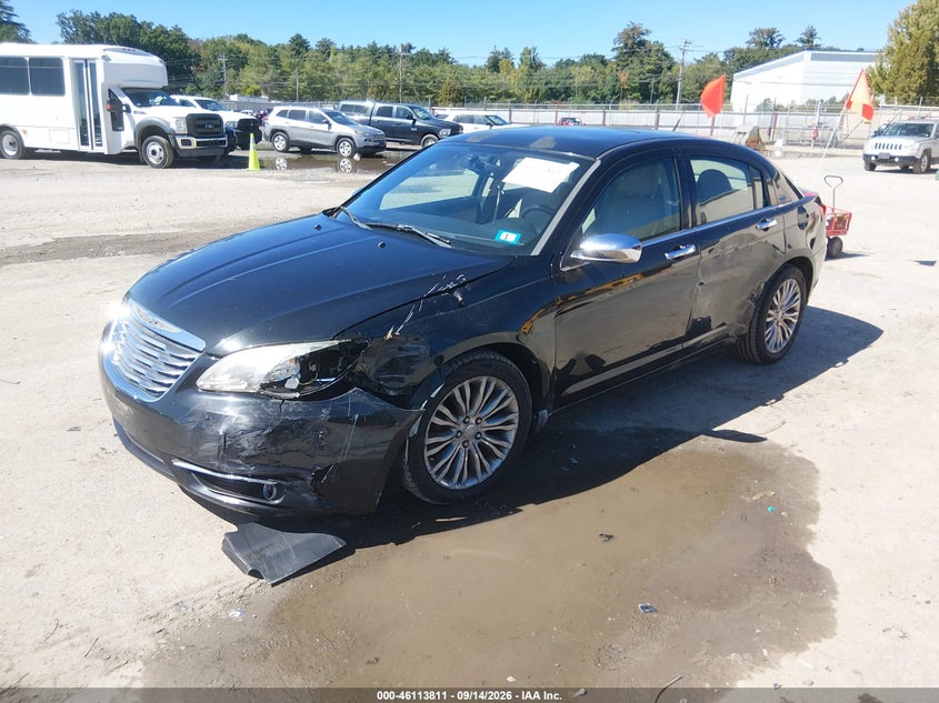 Vin: 1c3bc2fg4bn505033, lot: 46613527, chrysler 200 limited 20112