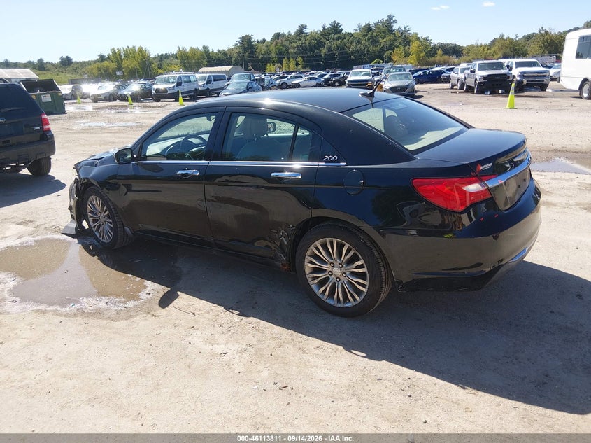 Vin: 1c3bc2fg4bn505033, lot: 46613527, chrysler 200 limited 20113
