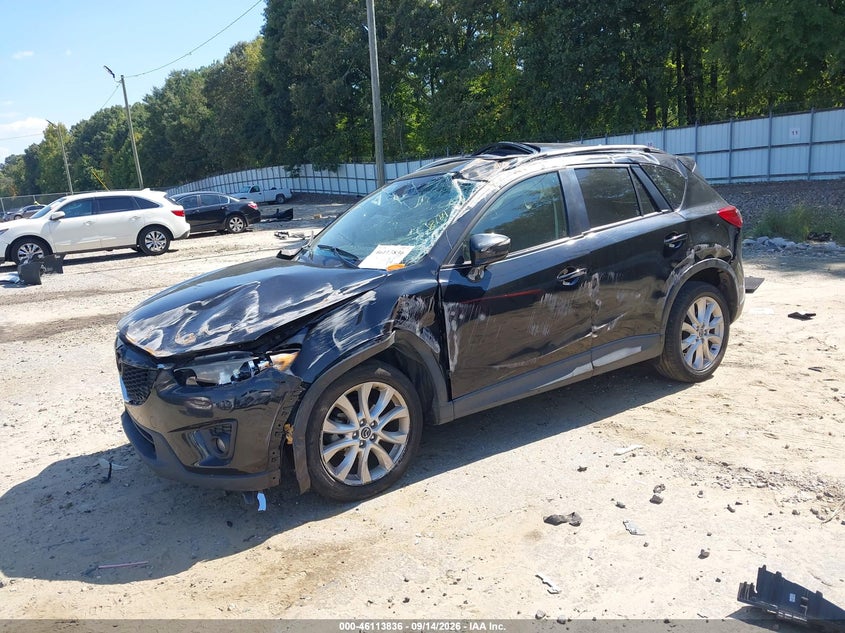 Vin: jm3ke2dy3f0538164, lot: 46613552, mazda cx-5 grand touring 20152