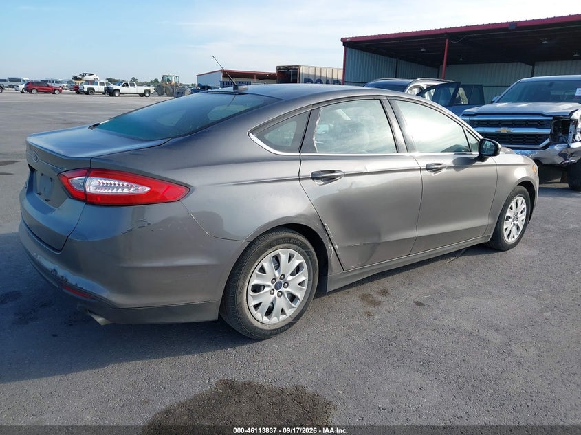 Vin: 3fa6p0g75er134265, lot: 46613554, ford fusion s 20144