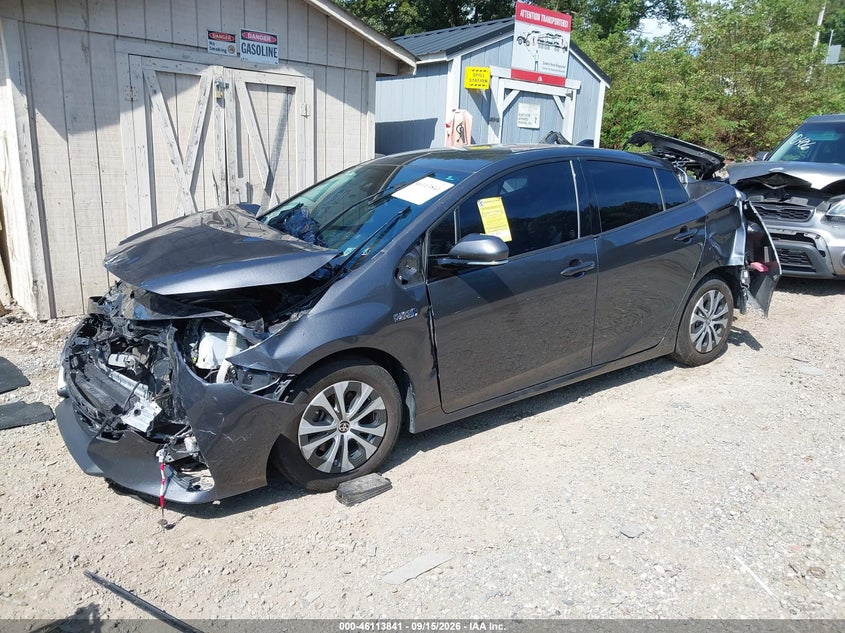 Vin: jtdkarfp9l3142168, lot: 46613557, toyota prius prime limited 20202