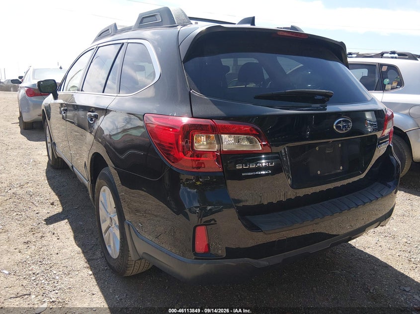 Vin: 4s4bsafcxg3345888, lot: 46613564, subaru outback 2.5i premium 20163