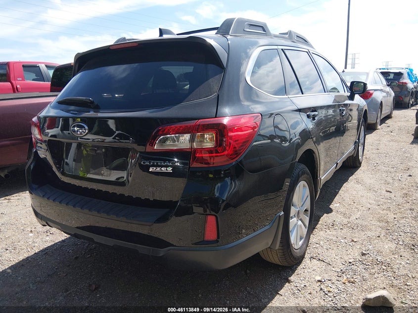 Vin: 4s4bsafcxg3345888, lot: 46613564, subaru outback 2.5i premium 20164