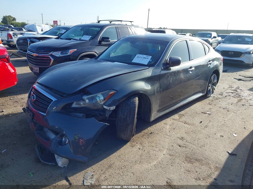 Vin: jn1by1apxcm333373, lot: 46613585, infiniti m37 20122