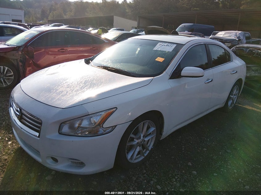 Vin: 1n4aa5ap5cc858132, lot: 46613647, nissan maxima 3.5 s 20122