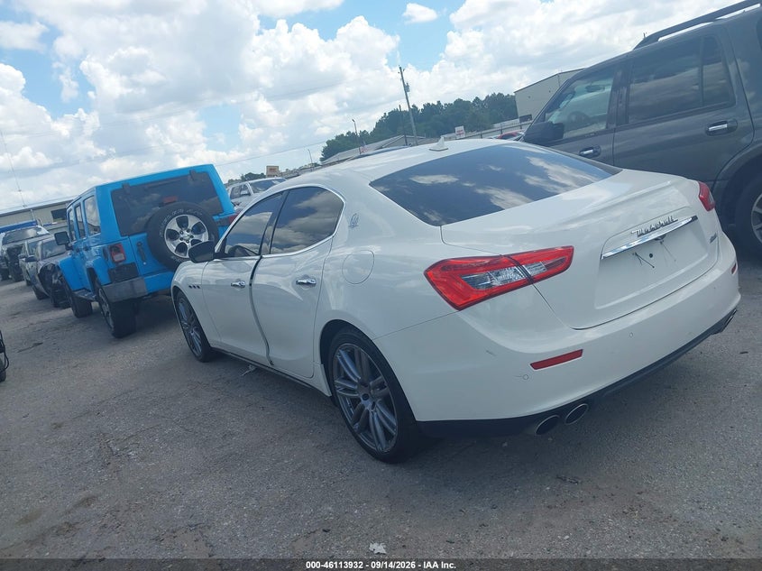 MASERATI GHIBLI 2017 VIN ZAM57XSA7H1218745