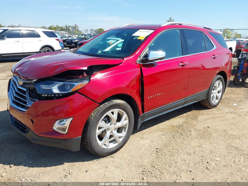 Vin: 2gnaxxev6l6124032, lot: 46613664, chevrolet equinox awd premier 1.5l turbo 20202
