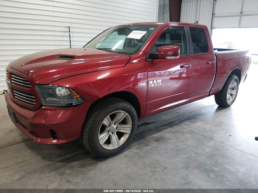 Vin: 1c6rr7htxes133615, lot: 46613681, ram 1500 sport 20142