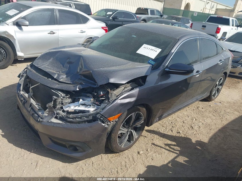 Vin: 19xfc1f92he003613, lot: 46613732, honda civic touring 20172
