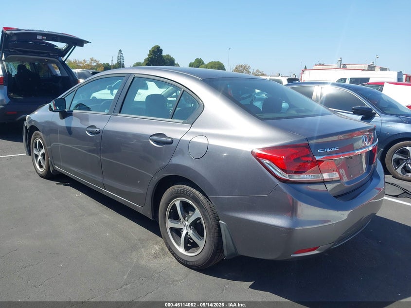 Vin: 19xfb2f73fe220303, lot: 46613778, honda civic se 20153