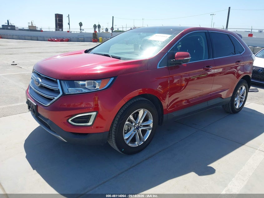 Vin: 2fmpk3j95gbb73105, lot: 46613780, ford edge sel 20162