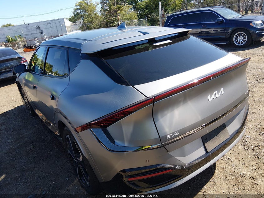 Vin: kndc4dlc1n5069532, lot: 46613814, kia ev6 gt-line 20223