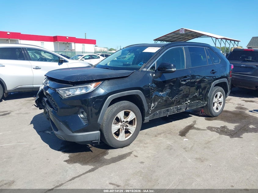 Vin: jtmp1rfv4kd507787, lot: 46613845, toyota rav4 xle 20192