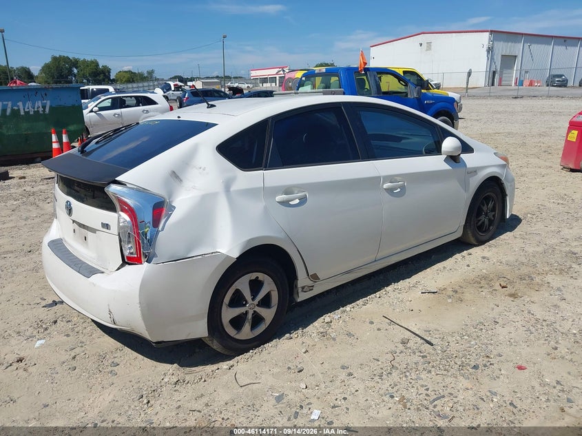 Vin: jtdkn3duxc5483884, lot: 46613887, toyota prius two 20124
