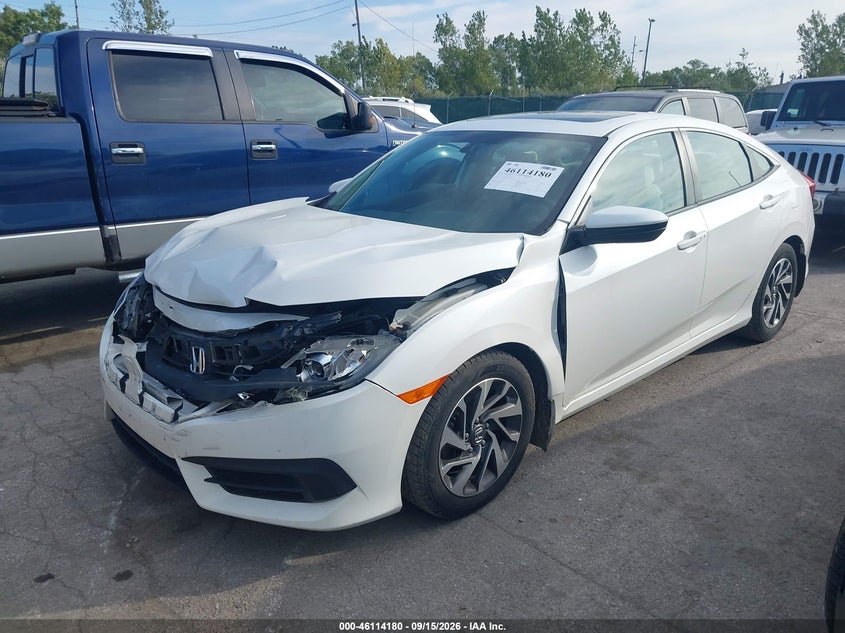Vin: 19xfc2f77he078456, lot: 46613896, honda civic ex 20172