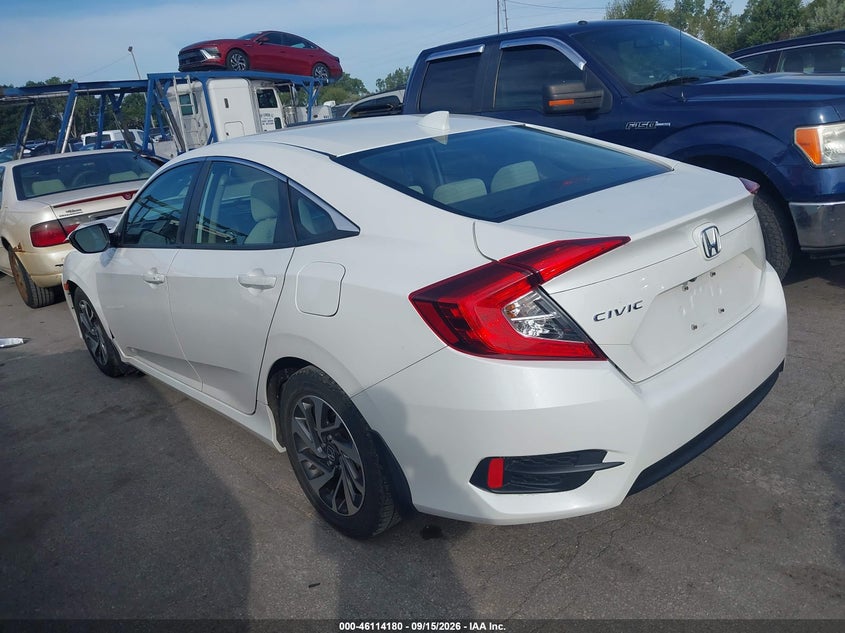 Vin: 19xfc2f77he078456, lot: 46613896, honda civic ex 20173