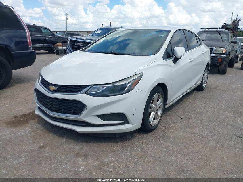 Vin: 1g1be5sm0h7252091, lot: 46613906, chevrolet cruze lt auto 20172
