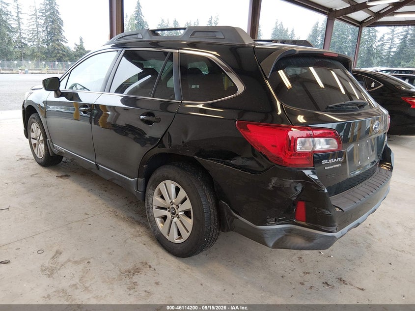 Vin: 4s4bsacc7f3206787, lot: 46613916, subaru outback 2.5i premium 20153