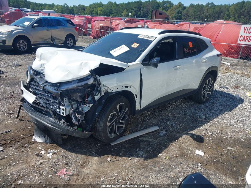 Vin: kl77lje21rc174366, lot: 46613935, chevrolet trax fwd 2rs 20242