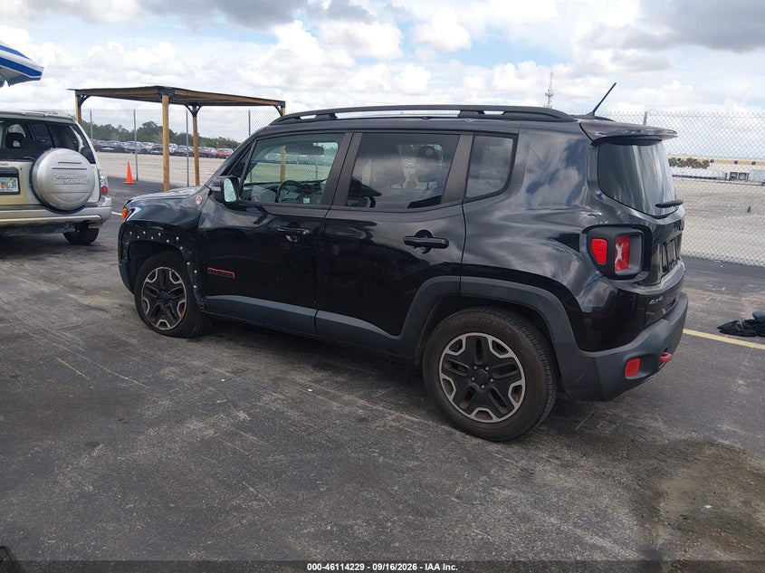 Vin: zaccjbct1gpd74066, lot: 46613945, jeep renegade trailhawk 20163