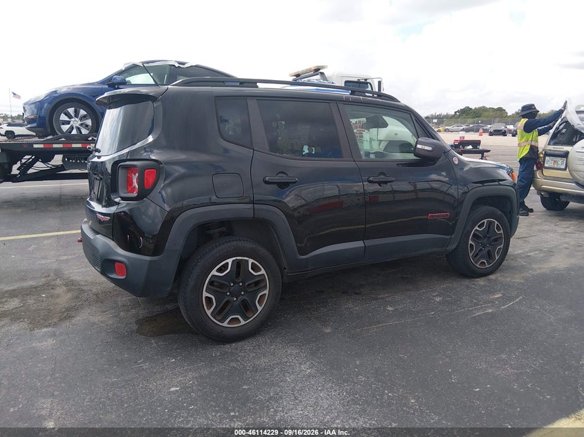 Vin: zaccjbct1gpd74066, lot: 46613945, jeep renegade trailhawk 20164