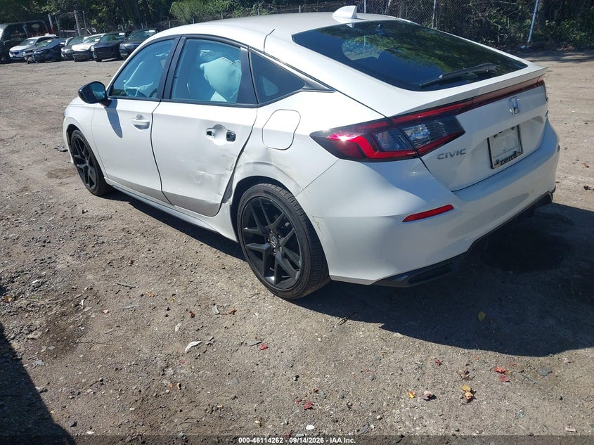 Vin: 19xfl2h8xse011718, lot: 46613978, honda civic sedan sport 20253