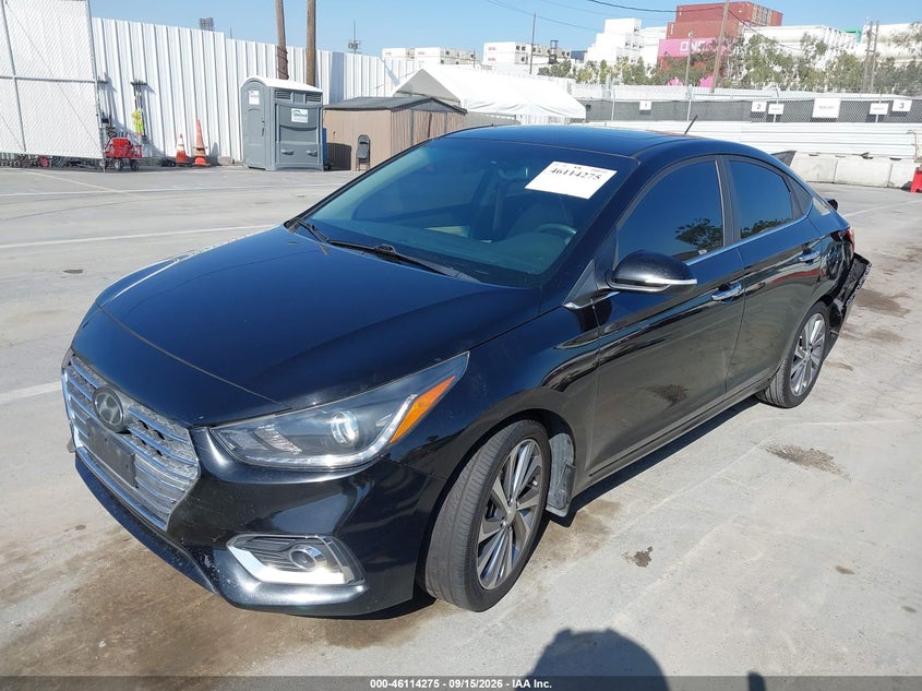 2018 Hyundai Accent, Rear, IAAI, VIN 3KPC34A38JE021921 — photo 2