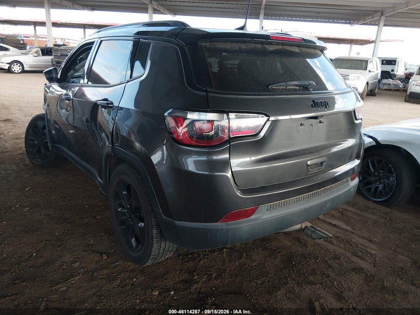 Vin: 3c4njcbb6kt615127, lot: 46614003, jeep compass altitude fwd 20193