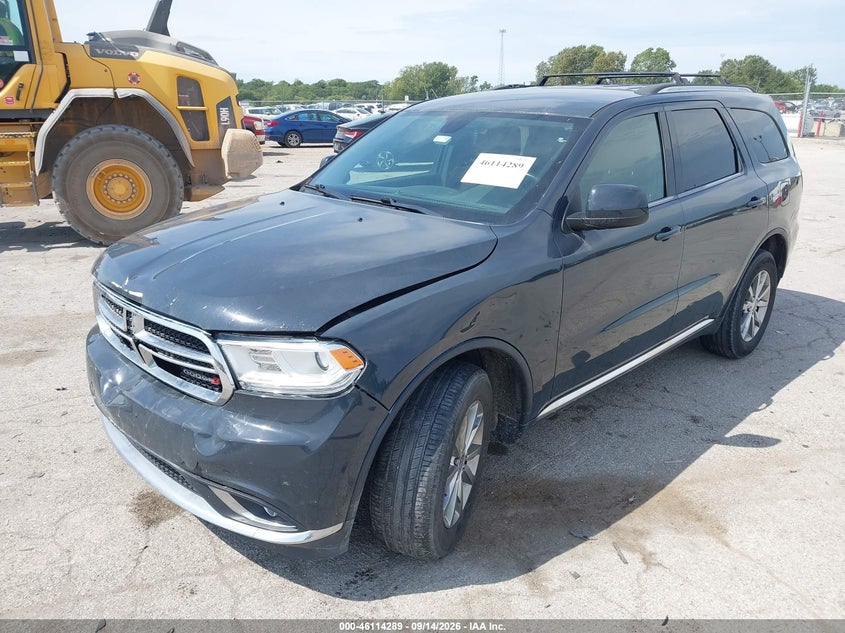 Vin: 1c4rdjag9jc372367, lot: 46614005, dodge durango sxt awd 20182