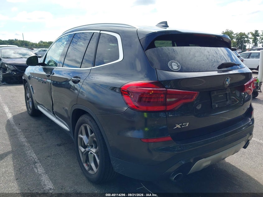 Vin: 5uxty5c07l9b76978, lot: 46614012, bmw x3 xdrive30i 20203
