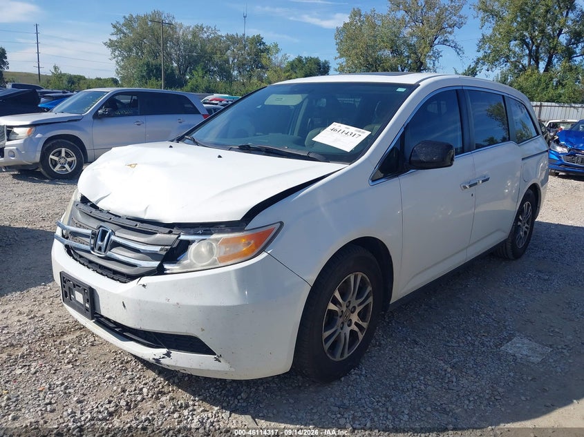 Vin: 5fnrl5h69cb140414, lot: 46614033, honda odyssey ex-l 20122