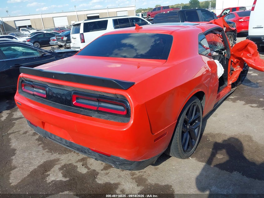 Vin: 2c3cdzag5nh212272, lot: 46614041, dodge challenger sxt 20224