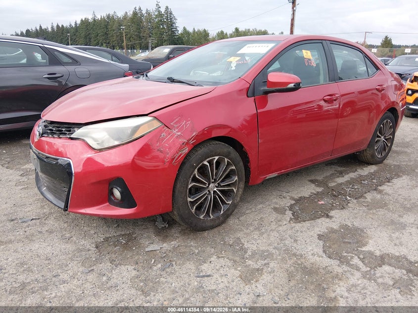 Vin: 5yfburhe8fp230353, lot: 46614070, toyota corolla s plus 20152