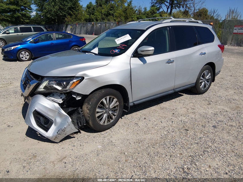 Vin: 5n1dr2cm8lc587127, lot: 46614083, nissan pathfinder sl 4wd 20202
