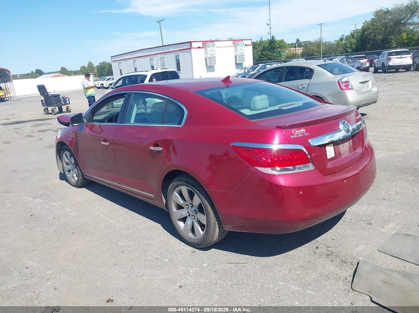 Vin: 1g4gc5edxbf156590, lot: 46614090, buick lacrosse cxl 20113