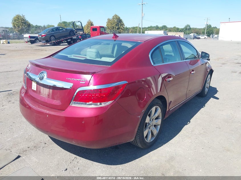 Vin: 1g4gc5edxbf156590, lot: 46614090, buick lacrosse cxl 20114
