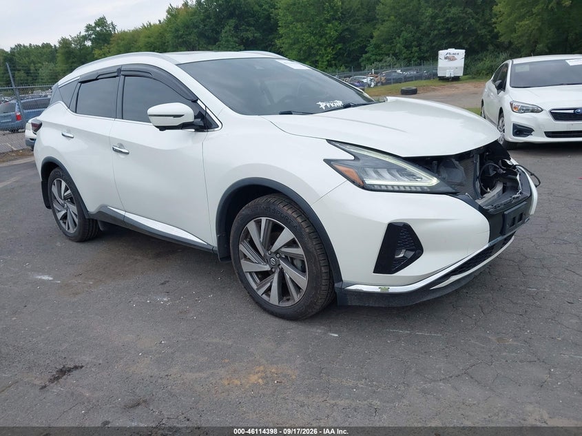 Vin: 5n1az2ms0kn158180, lot: 46614114, nissan murano sl 2019 img_1
