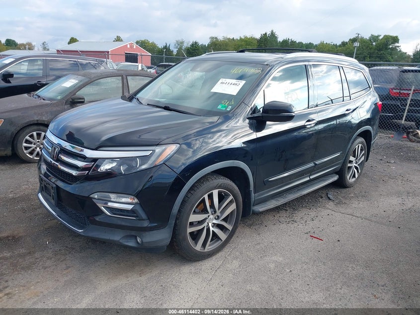 Vin: 5fnyf6h97gb047352, lot: 46614118, honda pilot touring 20162