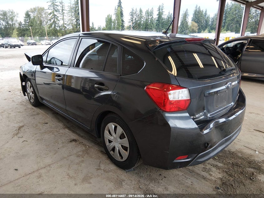 Vin: jf1gpaa62ch210033, lot: 46614123, subaru impreza 2.0i 20123
