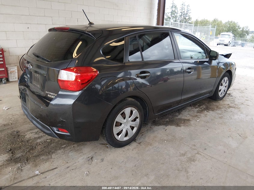 Vin: jf1gpaa62ch210033, lot: 46614123, subaru impreza 2.0i 20124