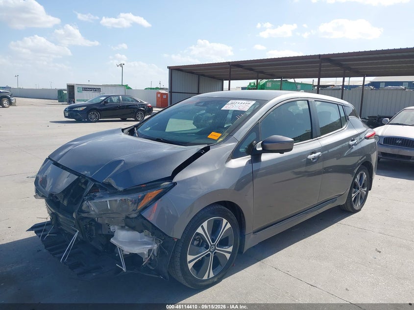 Vin: 1n4az1cv5mc555673, lot: 46614126, nissan leaf sv 40 kwh 20212