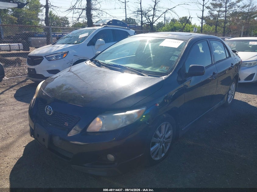 Vin: 2t1bu4ee3ac473987, lot: 46614153, toyota corolla s 20102