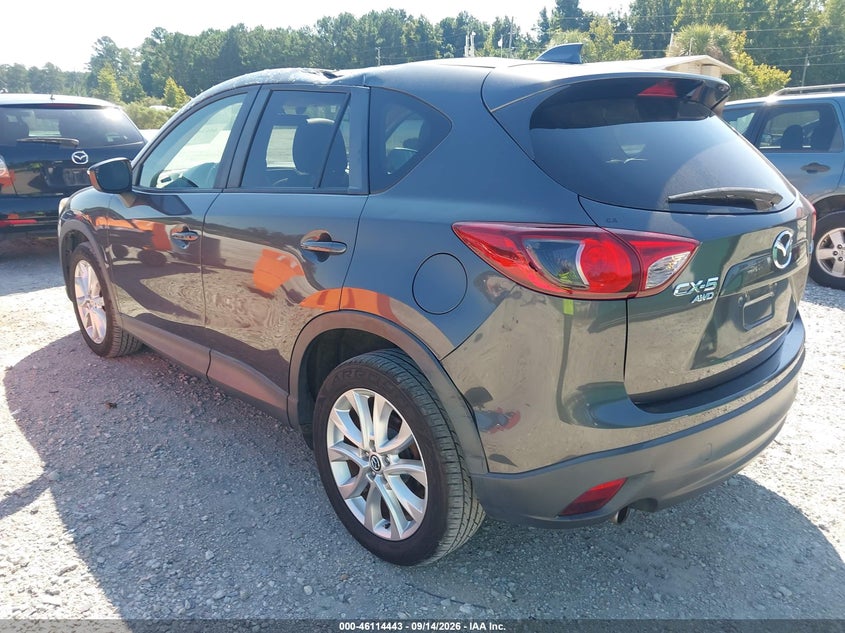 Vin: jm3ke4dy1f0505482, lot: 46614159, mazda cx-5 grand touring 20153