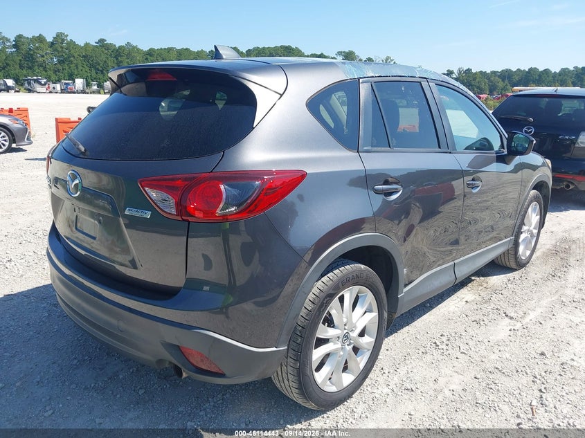 Vin: jm3ke4dy1f0505482, lot: 46614159, mazda cx-5 grand touring 20154