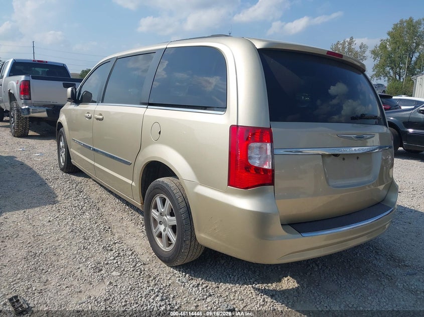 Vin: 2c4rc1bg7cr145383, lot: 46614162, chrysler town & country touring 20123