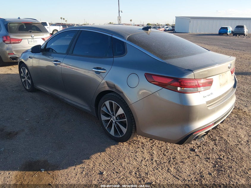 Vin: 5xxgv4l29gg022642, lot: 46614172, kia optima sxl turbo 20163